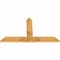 Ekena Millwork Portland Rough Sawn Timber Gable Bracket, Western Red Cedar, 60"W x 35"H x 2"D x 6"F, 14/12 Pitch GBW060X35X0206POR00RWR - alternate 3